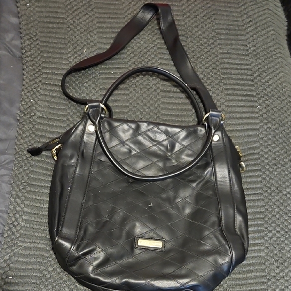 Steve Madden Handbags - Steve Madden Black Quilted‎ Handbag Shoulder Bag Size Large